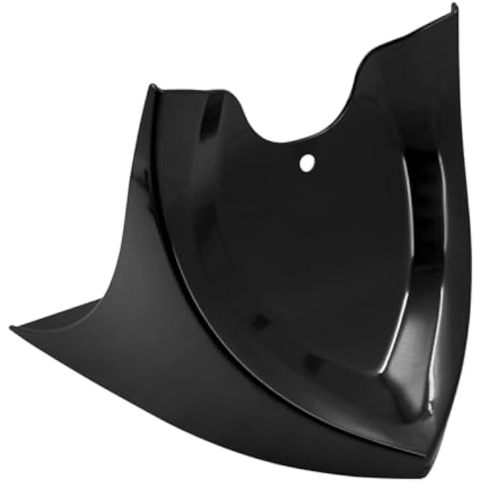 HDBUBALUS Lower Front Chin Spoiler Air Dam Fairing Cover Gloss Black Fit for Harley Fatboy Softail Touring Glide Dyna - Image 5