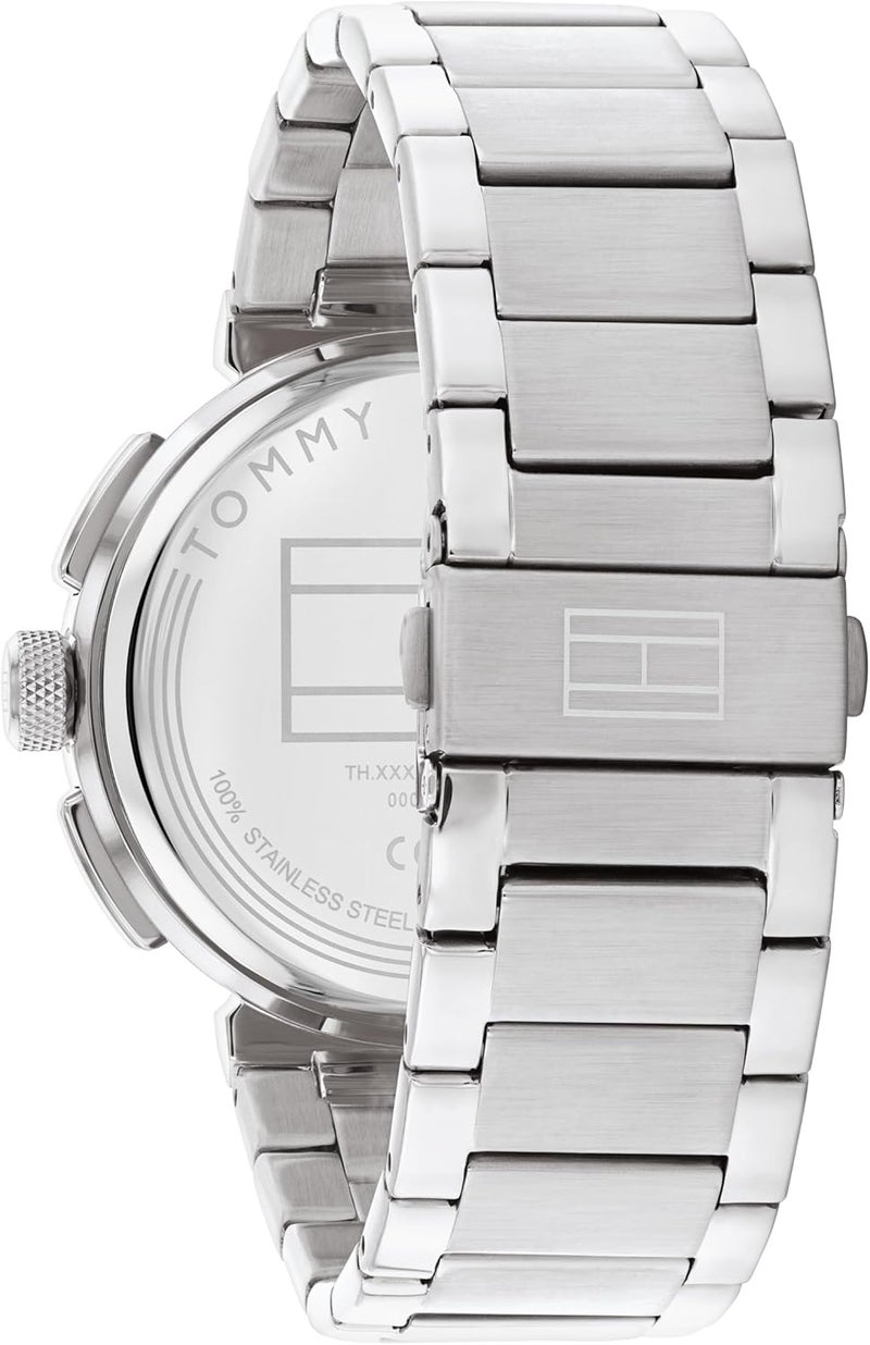 Tommy Hilfiger Men's Green Dial Stainless Steel Bracelet Watch - Image 3