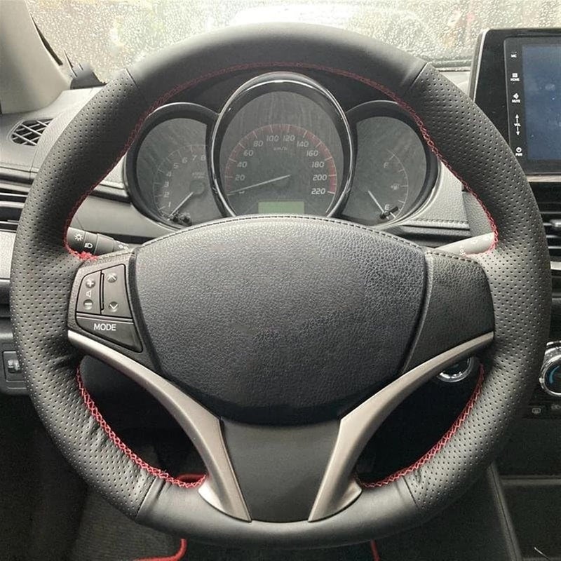 Wivplex Black Carbon Fiber Steering Wheel Cover - Image 2