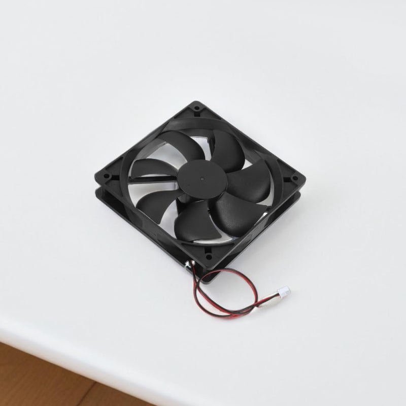Dual Ball Bearing Computer Cooling Fan 2Pcs Enhanced Airflow Automatic Speed Control For Desktop Case - Image 5