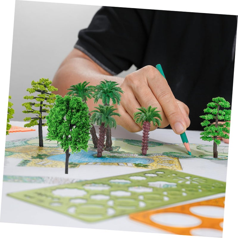 Miniature Sycamore Model Trees For Diorama And Train Scenery Set Of 12 - Image 5