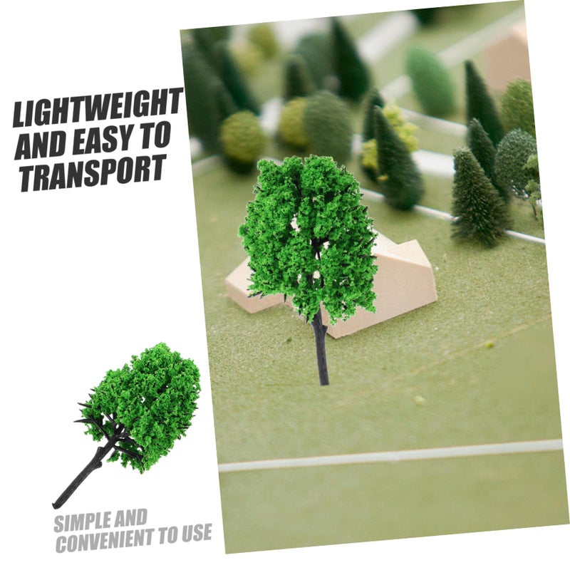 Miniature Sycamore Model Trees For Diorama And Train Scenery Set Of 12 - Image 4