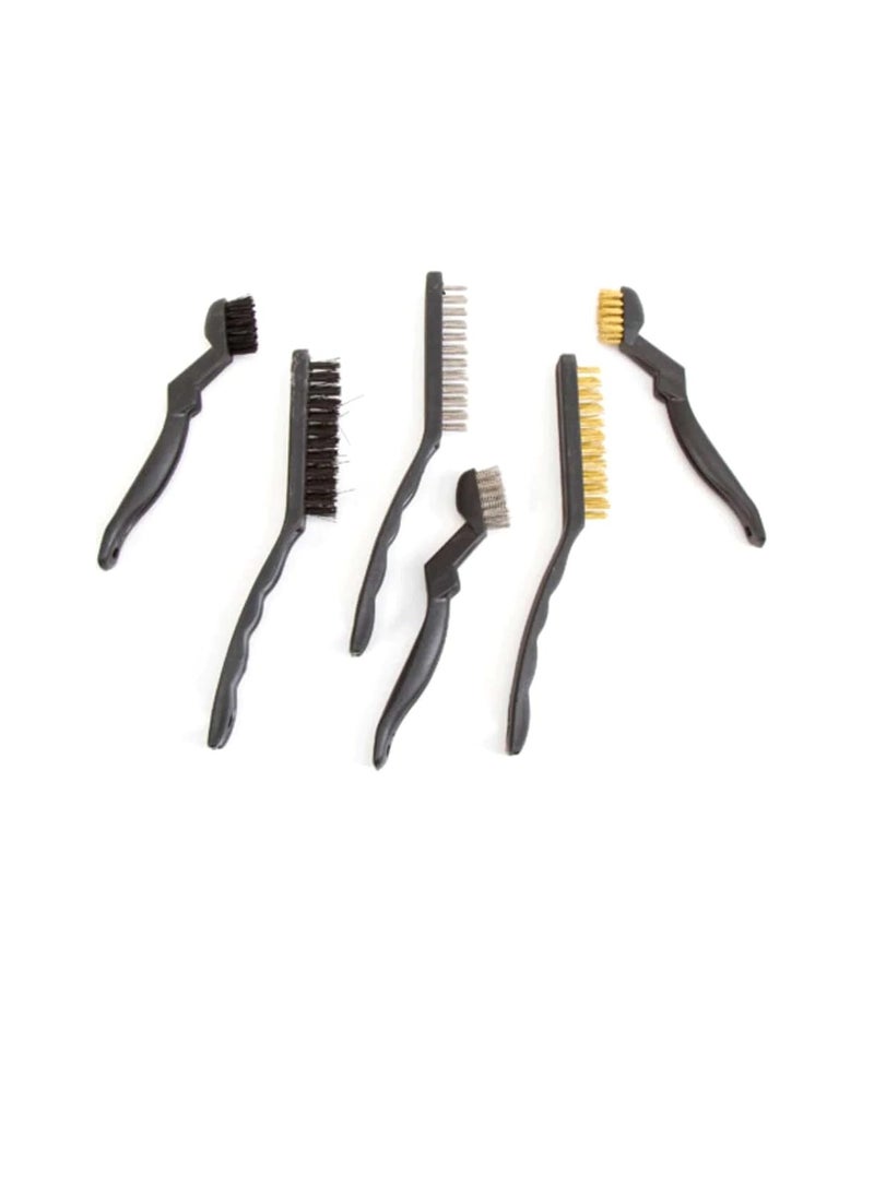 Crafter's Toolbox™ Wire Brush Set Assorted Sizes & Styles 6 assorted size  - Image 1