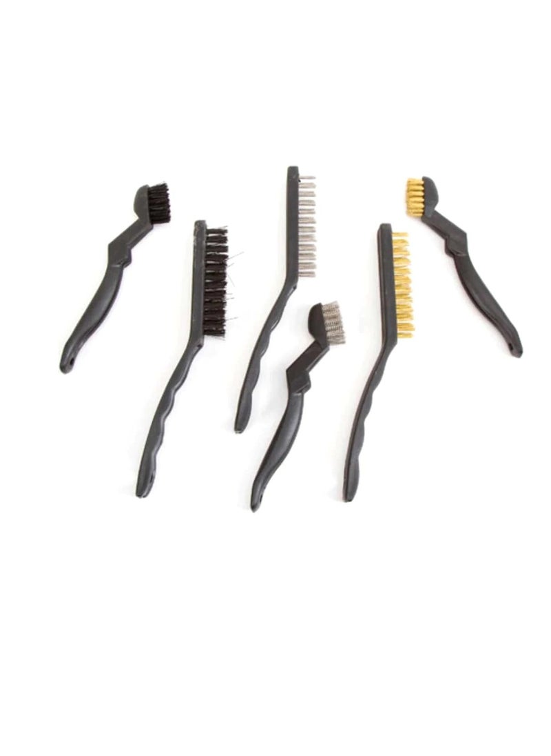 Crafter's Toolbox™ Wire Brush Set Assorted Sizes & Styles 6 assorted size  - Image 2