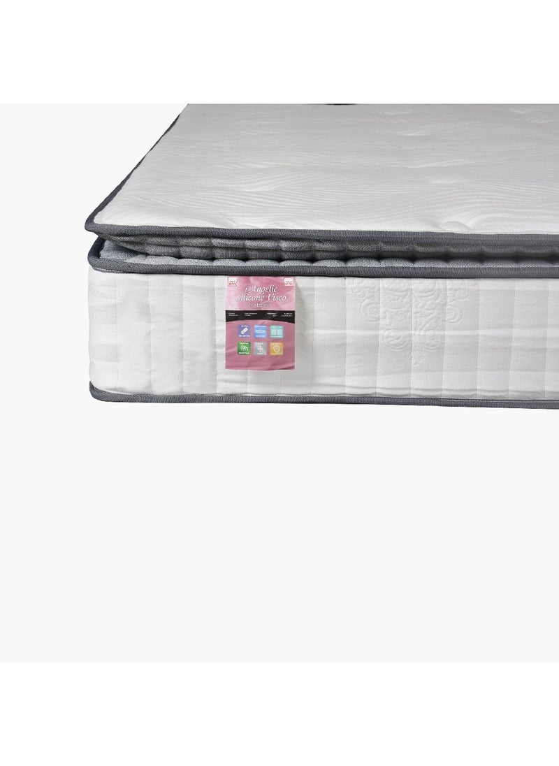 Home Box مرتبة iAngelic سيليكون فيسكو كوين زنبركية جيبية 200 × 26 × 160 سم  - Image 2