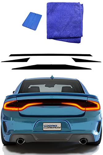 GRIDREADY Tail Light Decal fits 20152023 Dodge Charger Accessories Racetrack Sticker for 2015 2016 2017 2018 2019 20202021 2022 2023 Model taillight Including sxt rt SRT scat Pack etc - Image 1