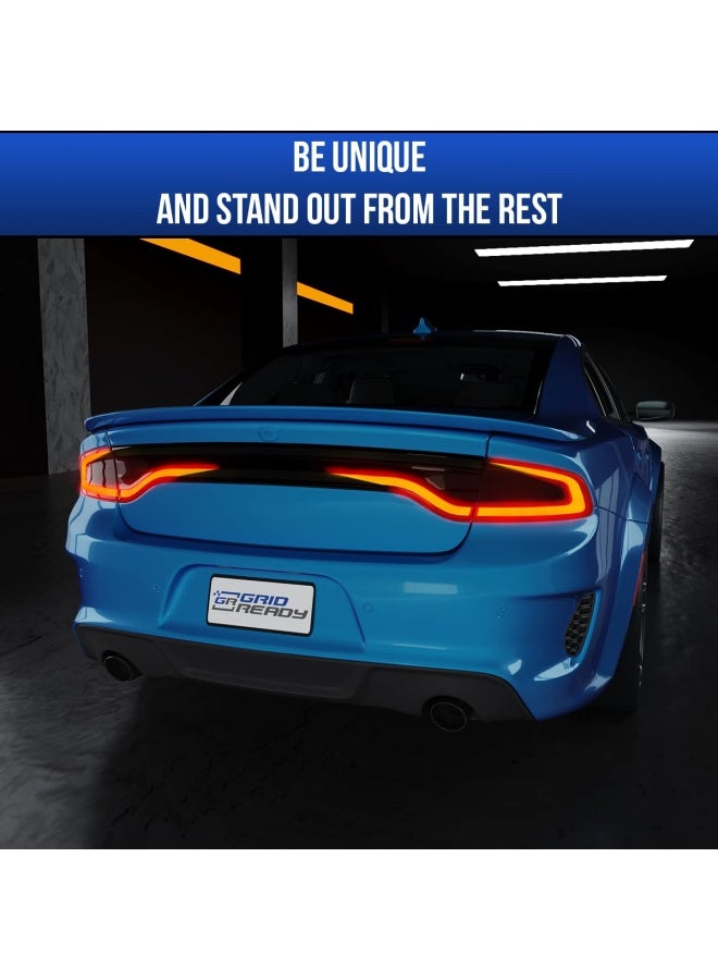 GRIDREADY Tail Light Decal fits 20152023 Dodge Charger Accessories Racetrack Sticker for 2015 2016 2017 2018 2019 20202021 2022 2023 Model taillight Including sxt rt SRT scat Pack etc - Image 3