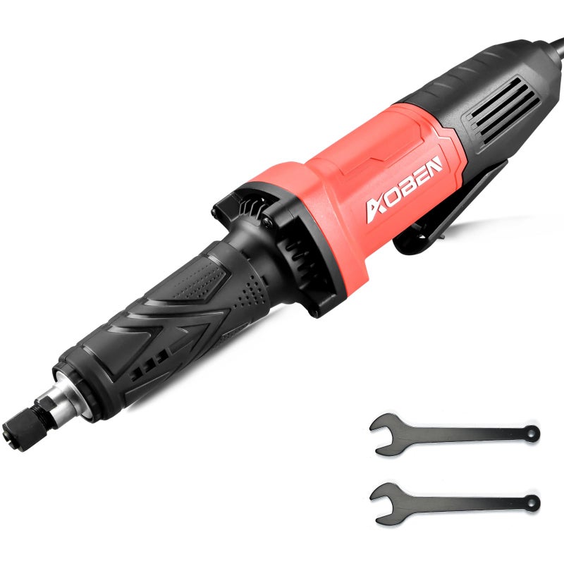 AOBEN Power Die Grinder Tool, 1/4" Electric Corded Die Grinder, 28000 RPM Heavy Duty Low Noise for Metal Grinding, Polishing, Deburring, Welding Repair - Image 1