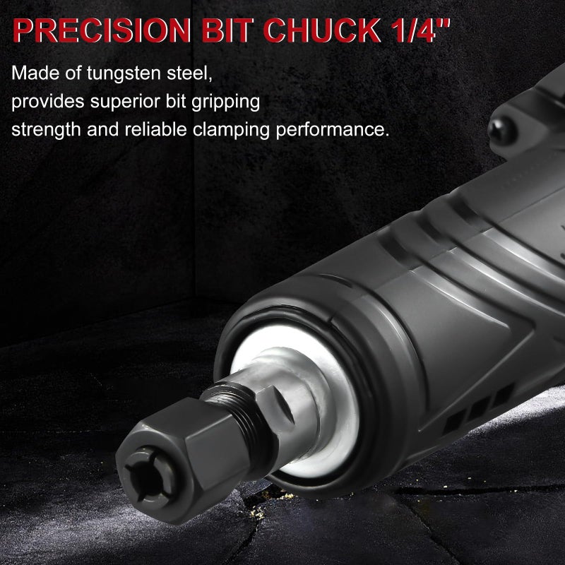 AOBEN Power Die Grinder Tool, 1/4" Electric Corded Die Grinder, 28000 RPM Heavy Duty Low Noise for Metal Grinding, Polishing, Deburring, Welding Repair - Image 5