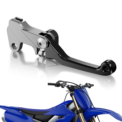 USTPO Motorcycle Clutch Brake Lever Foldable CNC Pivot Folding Levers Set for TTR110 TTR 110 2025 2024 20152025 Dirt Pit Bike Black - Image 1