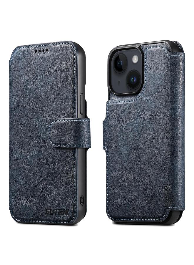 Suteni Case For iPhone 13 Q05 2-in-1 Multi-function Detachable Wallet MagSafe Phone Case - Image 1