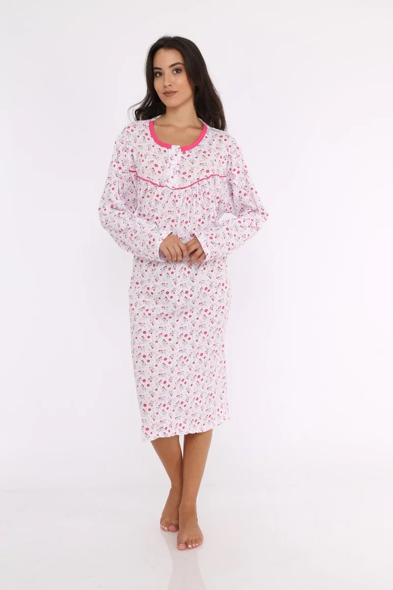 Seva Mother, Hospital Nightgown Oversize Comfortable Summer 100% Cotton Fabric