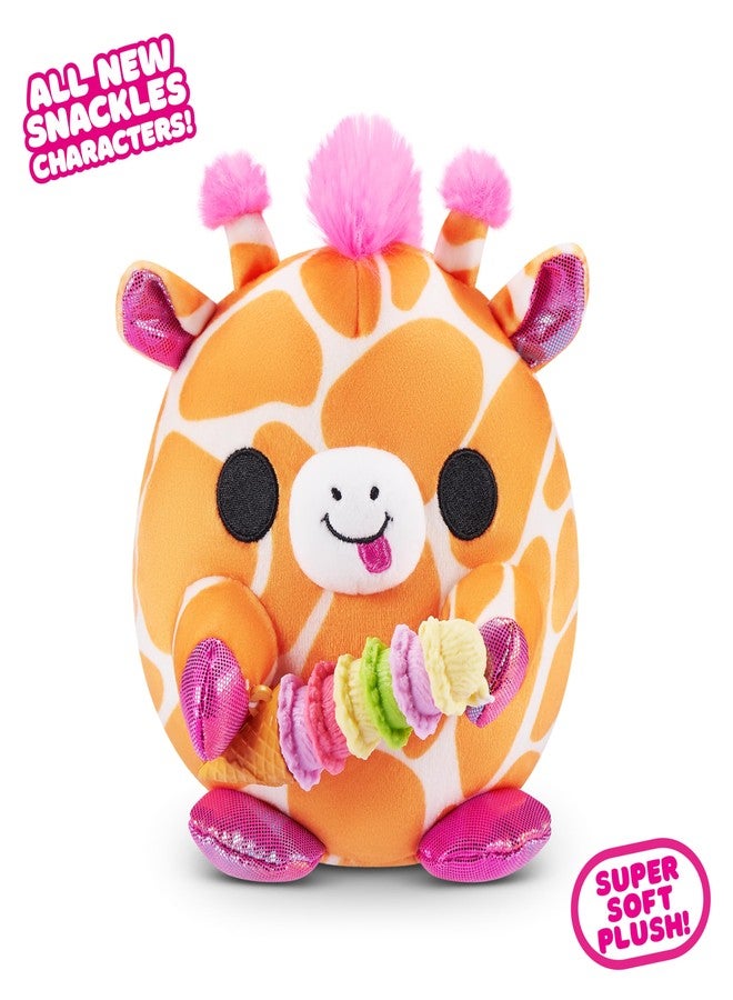 Snackles Non-Licensed Series 1 5-inch Plush by ZURU, Plush with Snack Accessory - Image 5