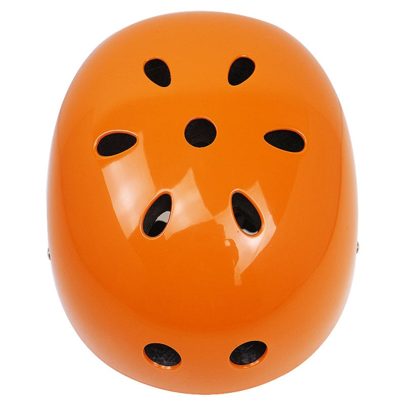 Sports Helmet: Bright Orange M Size, High Strength ABS Shell EPS Lining Sponge Fabric - Adjustable Straps Quick Release Buckle, Breathable Wind Resistance Head Protection for Skating Hip-Hop Bicycle S - Image 3