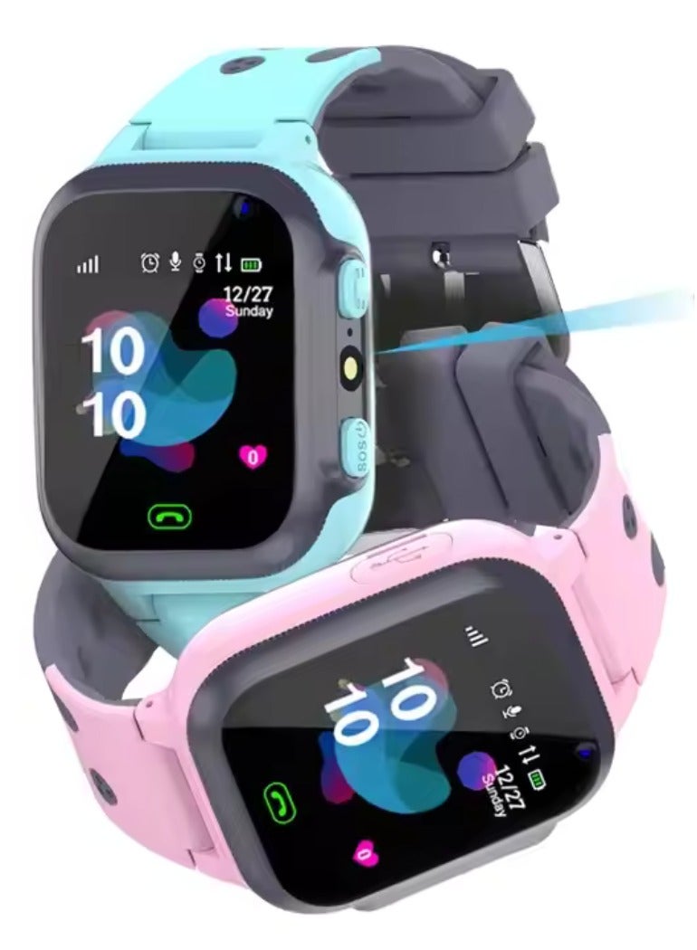 Kids Smart Watch with Real-Time Location, Touchscreen, Calling, Camera, Fitness Tracker, Waterproof Smartwatch for Boys and Girls  - Image 1