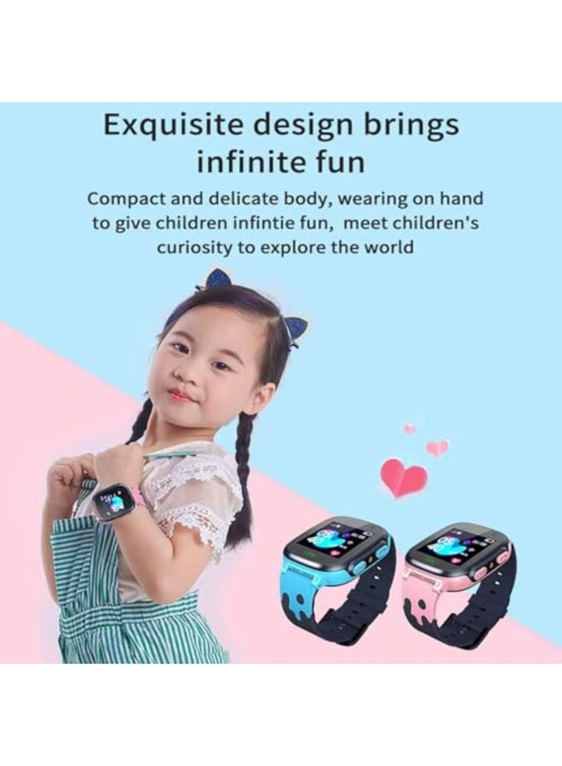 Kids Smart Watch with Real-Time Location, Touchscreen, Calling, Camera, Fitness Tracker, Waterproof Smartwatch for Boys and Girls  - Image 3