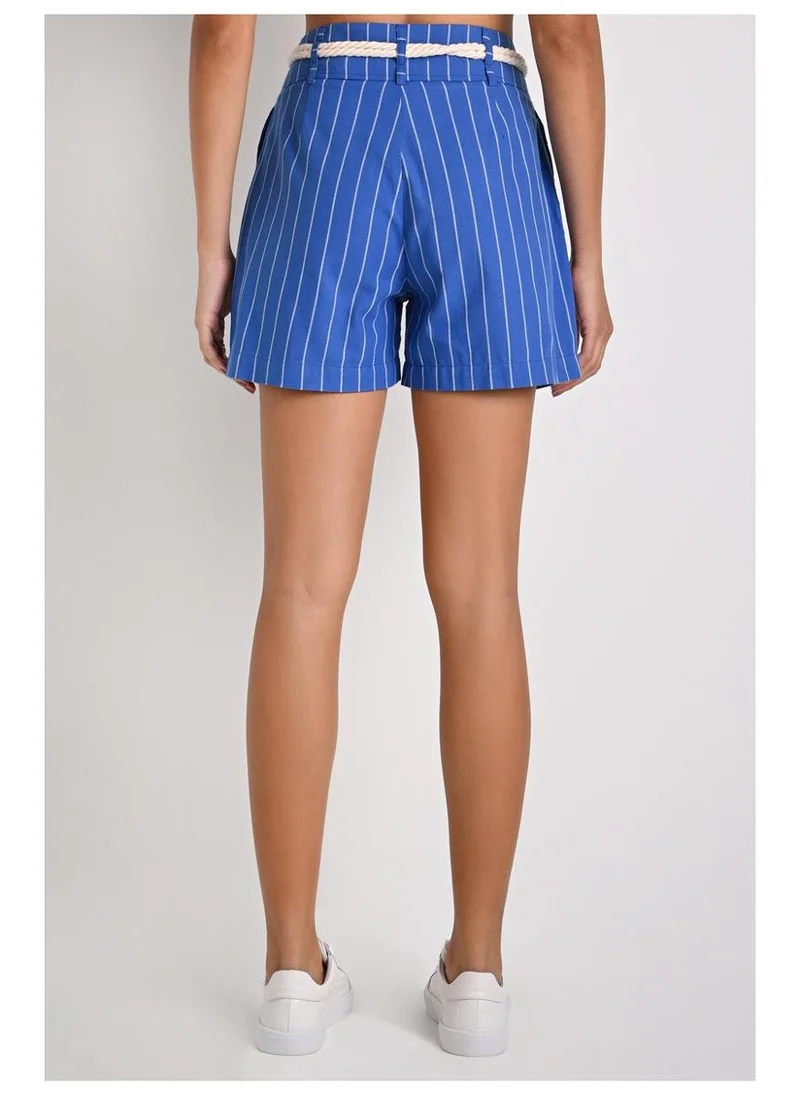 Carmen Steffens  Striped Drawstring Belt Shorts for Women | Best Price UAE
