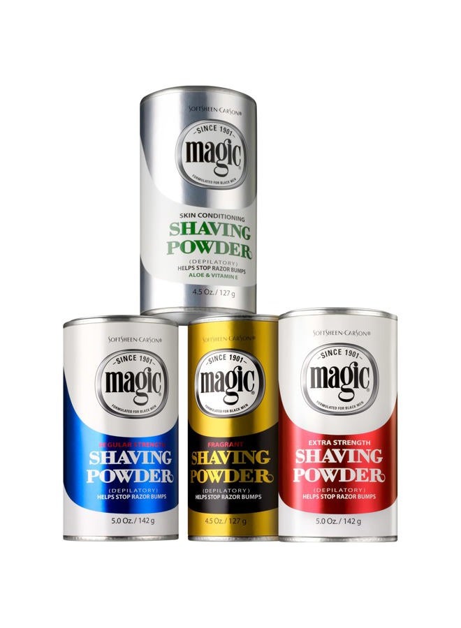 SOFT SHEEN Carson Magic Razorless Shaving for Men, Magic Skin Conditioning Shaving Powder, with Vitamin E and Aloe, formulated for Black Men, Depilatory, Helps Stop Razor Bumps, 4.5 oz - Image 5