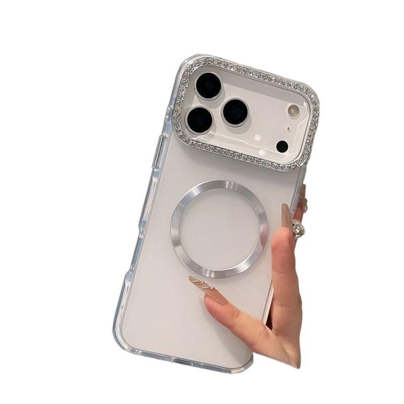 Acrylic MagSafe Case for iPhone 17 / 17 Air / 17 Pro / 17 Pro Max with Drop Protection and Strong Magnetic plus Shockproof plus Matte Finish plus Scratch Resistant in White - Layan Lure - Image 1