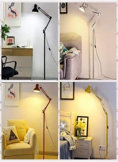 Occuwzz Floor Lamps Nordic Modern Elegant Floor Lamp Pleated Cloth Cover Standing Light With E27 Blub for Bedroom Living Room Office  - Image 2
