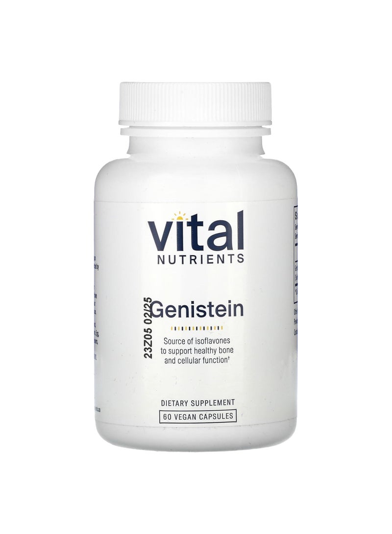 Vital Nutrients Genistein, 60  Vegan Capsules (125 mg per Capsule)
