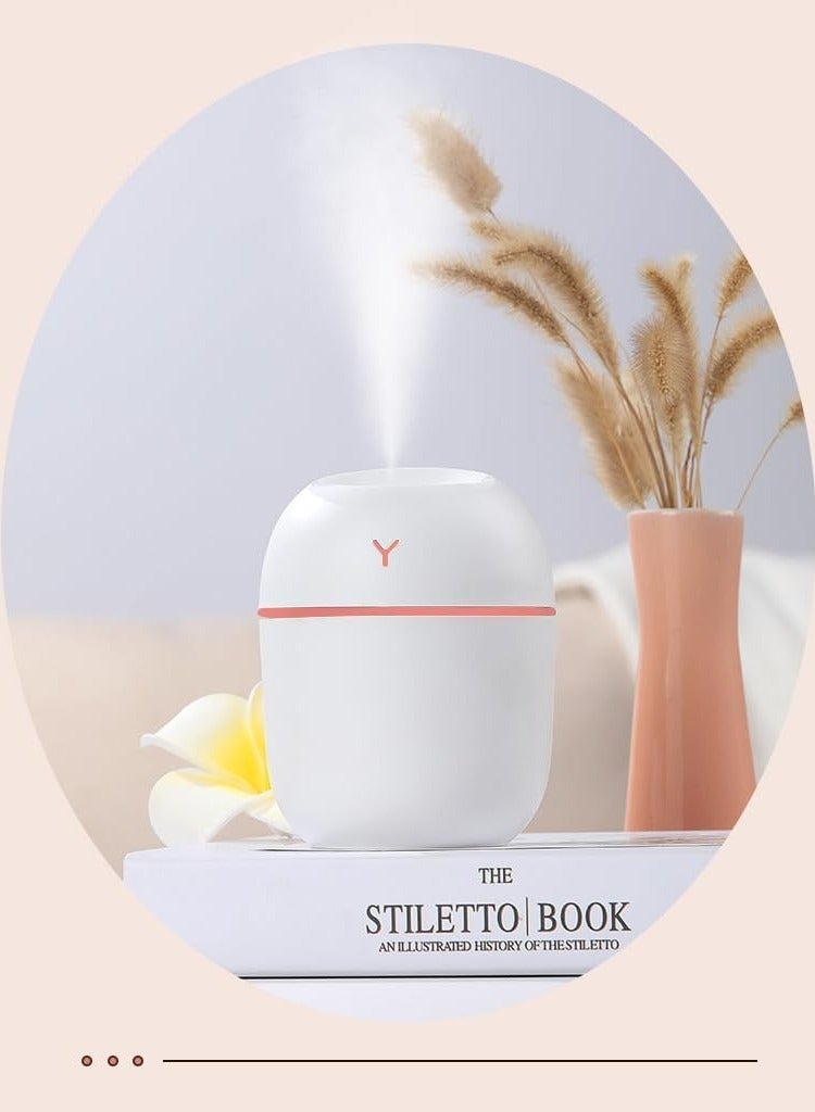 Car Diffuser Humidifier, Aromatherapy Essential Oil Diffuser USB, Car Scent Cool Mist Defuser, Mini Portable Diffuser for Car, Home, Office, Bedroom And Travel, Super Quiet (White)  - Image 1