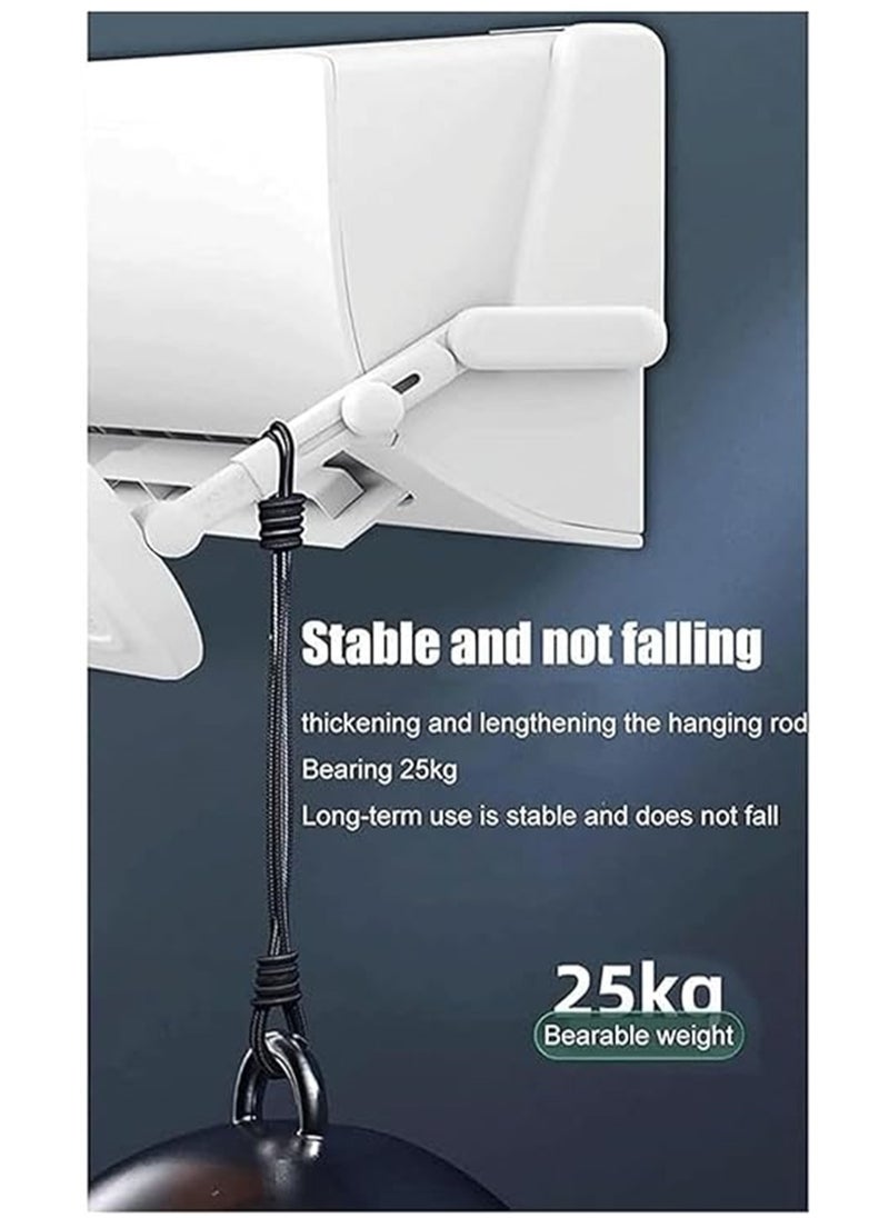 Generic Air Conditioner Deflector, Air Conditioning Wind Shield, Split AC Air Conditioning Baffles for  Preventing Air Blowing From AC Directly, 79-107cm Adjustable Retractable AC Windshield For Home Office (White MKS-159)  - Image 5