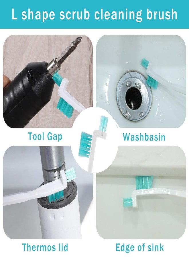 Styquenzer 8 Pcs Small Cleaning Brush Tight Spaces, Crevice Cleaning Brushes Tool Stiff Grout Clean Brushes Handheld Grout Scrub Brush Set for Corner, Sink, Blender, Bathroom, Kitchen, Household Use - Image 4