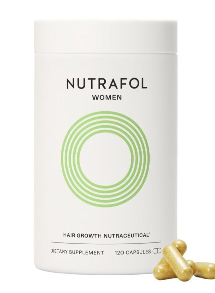 Nutrafol Women Hair Growth Nutraceutical Dietary Supplement, 120 Capsules