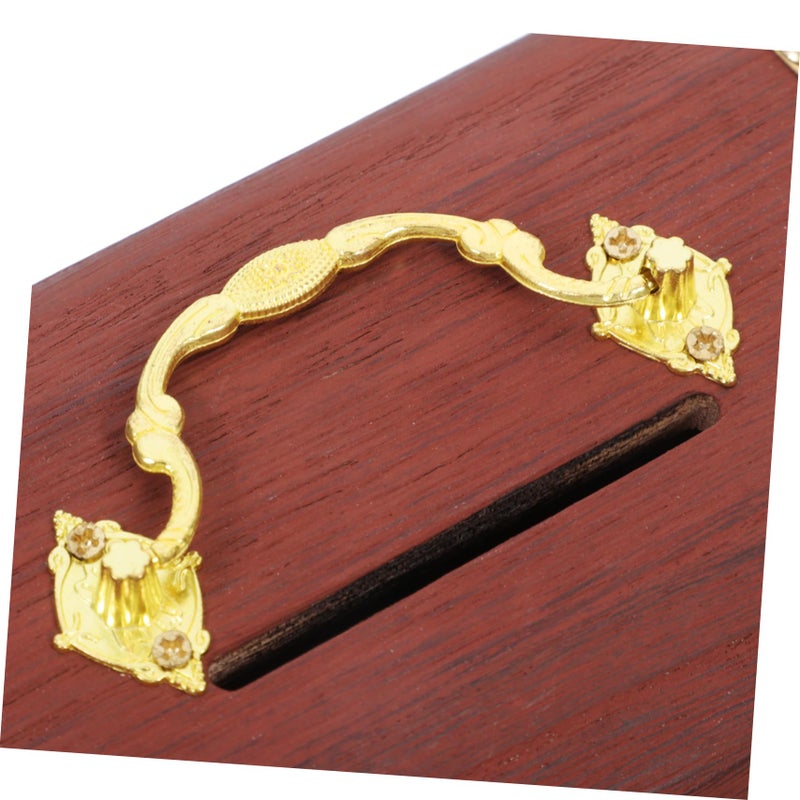 Vintage Lockable Piggy Bank Multifunctional Storage Box Retro Money Case Coin Saver - Image 4