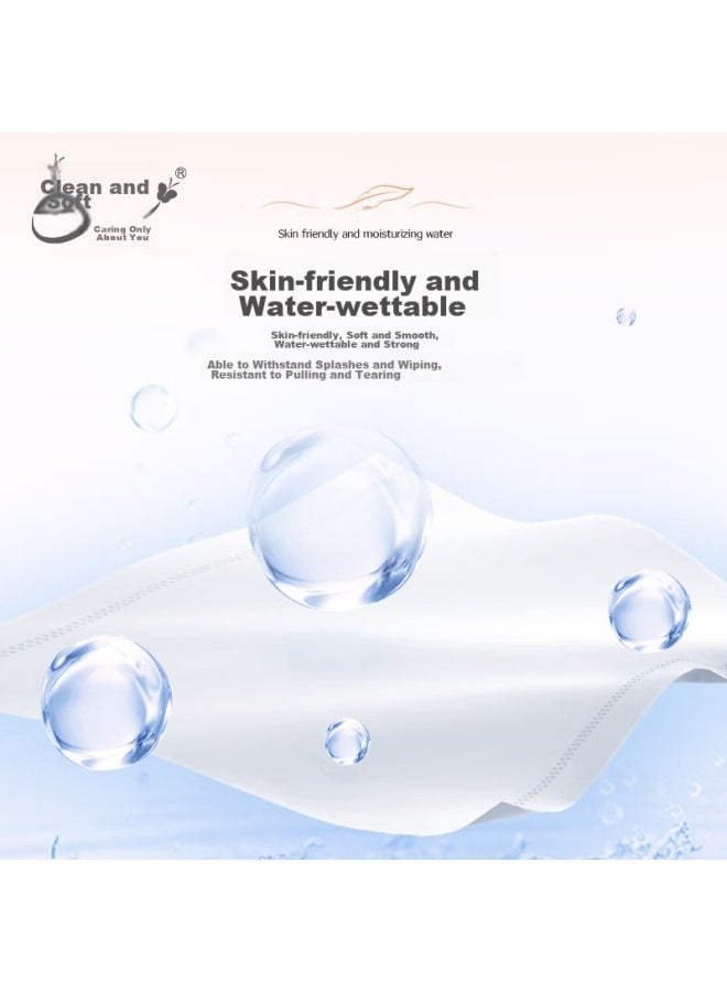 CS Jierou Facial Tissues, Pink Face Soft 3-ply 120 Sheets*24 Packs, Gentle On Skin, Soft, Virgin Wood Pulp Facial Tissues, Whole Box - Image 4