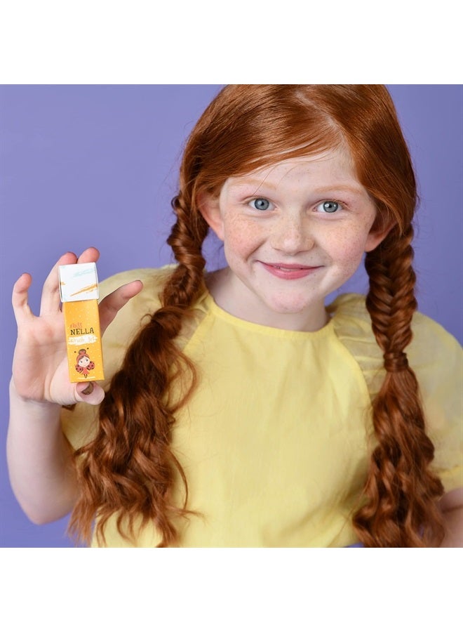 Miss Nella Make Up Brush Set for Kids, 4 kid size pink brushes, 2 eye shadow applicators, blush brush, blending brush, perfect for little hands - Image 2