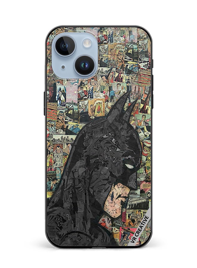VR CREATIVE Protective Case Cover For Apple iPhone 15 Batman Comic Design Multicolour - Image 1