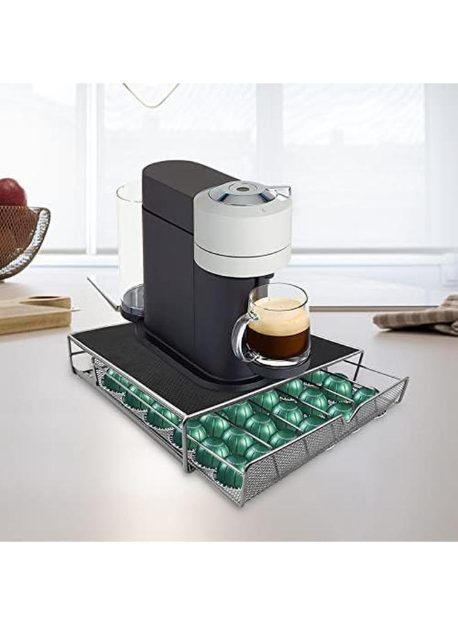SKY-TOUCH Coffee Pod Drawer 36 Pcs Coffee Capsule Holder Space Saving Coffee Pods Kitchen Organizer Coffee Drawer - Image 2