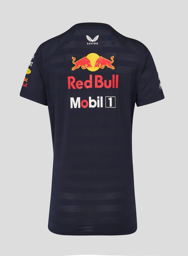 Castore Oracle Women’s Red Bull Racing Set Up T-Shirt | Official Red Bull F1 Racing Shirt with Team & Sponsor Logos (XS) Navy - Image 2