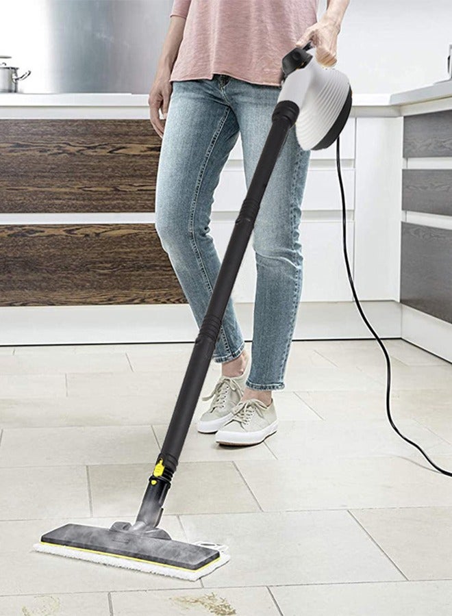 DUNISO Handheld steam cleaner, mop type high temperature pressurized steam cleaner, 1050W, with safety lock and 13PCS accessories, suitable for range hoods, gas stoves, glass, doors and windows, sofas  - Image 2