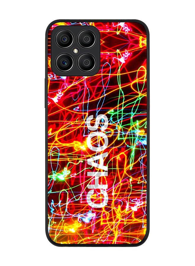 Stylizedd Rugged Black edge case for Honor X8 Slim fit Soft Case Flexible Rubber Edges Anti Drop TPU Gel Thin Cover - Chaos - Image 1