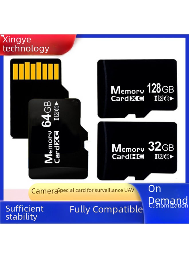 Direct Supply TF Card 32g64g128g Memory Card Camera Monitoring Driving Recorder Memory Card Genuine Wholesale-Capacity:128GB U3 High Quality Taiwan Version Card - Image 1