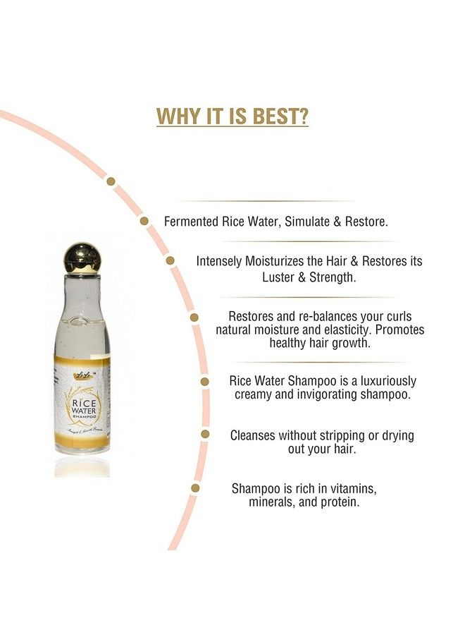 LELE Rice Water Shampoo With Strength And Growth Formula ; Straightening & Smoothening Softening & Silkening Shampoo ;For Men And Woman(200 Ml) - Image 5