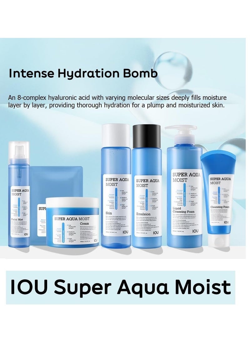 WELCOS IOU Super Aqua Moist Cleansing Foam | Long-Lasting Hydrating, Soothing & Nourishing w/Hyaluronic Acid | Hydrating Bomb | Korean Skin Care | 150ml / 5.07Fl. Oz - pzsku/Z5A3EA42FBEFA15E58E51Z/45/_/1740395138/ee293cc2-4483-45f6-8348-97cfda10188c