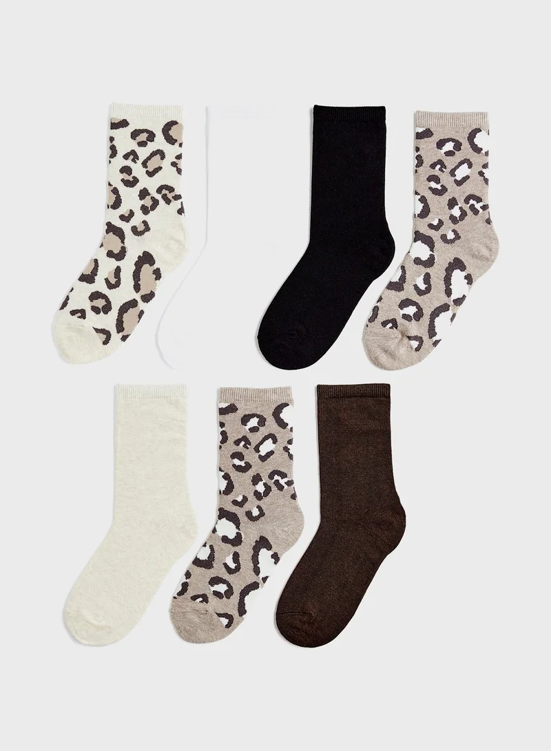 H&M 7 Pack Ankle Socks