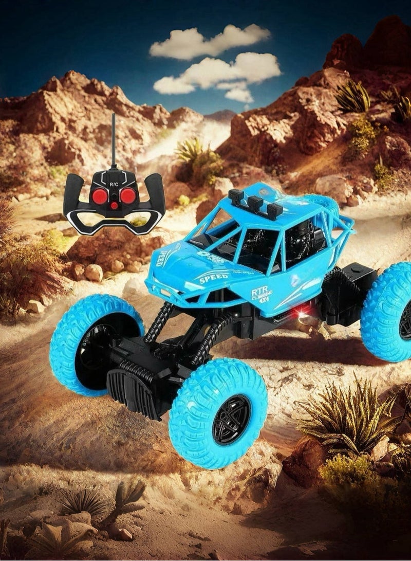 King of Off-Road Adventures – Remote Control Truck Crawler Blue, Conquer Every Terrain - Image 1