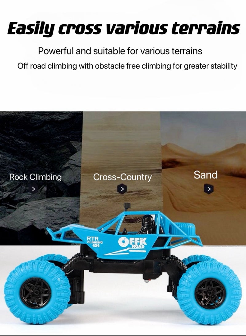 King of Off-Road Adventures – Remote Control Truck Crawler Blue, Conquer Every Terrain - Image 4
