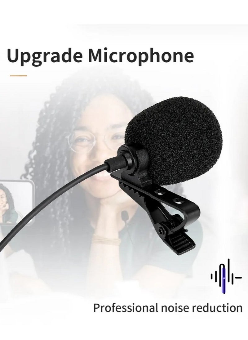 Jmary - Jmary MC-R2 2m Lavalier Microphone with Type-C Interface - Black - Image 1