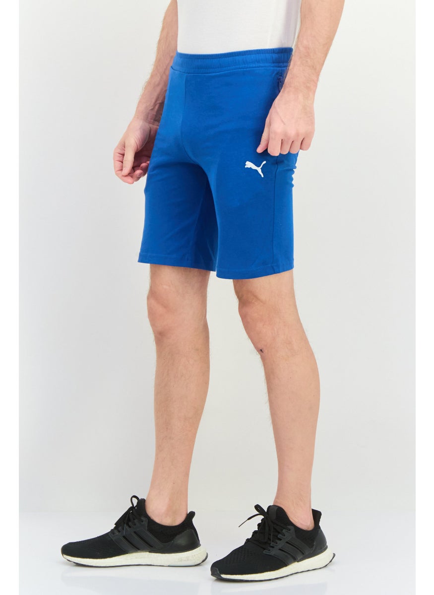 PUMA Men Slim Fit Training Shorts, Teal Blue  - Image 2