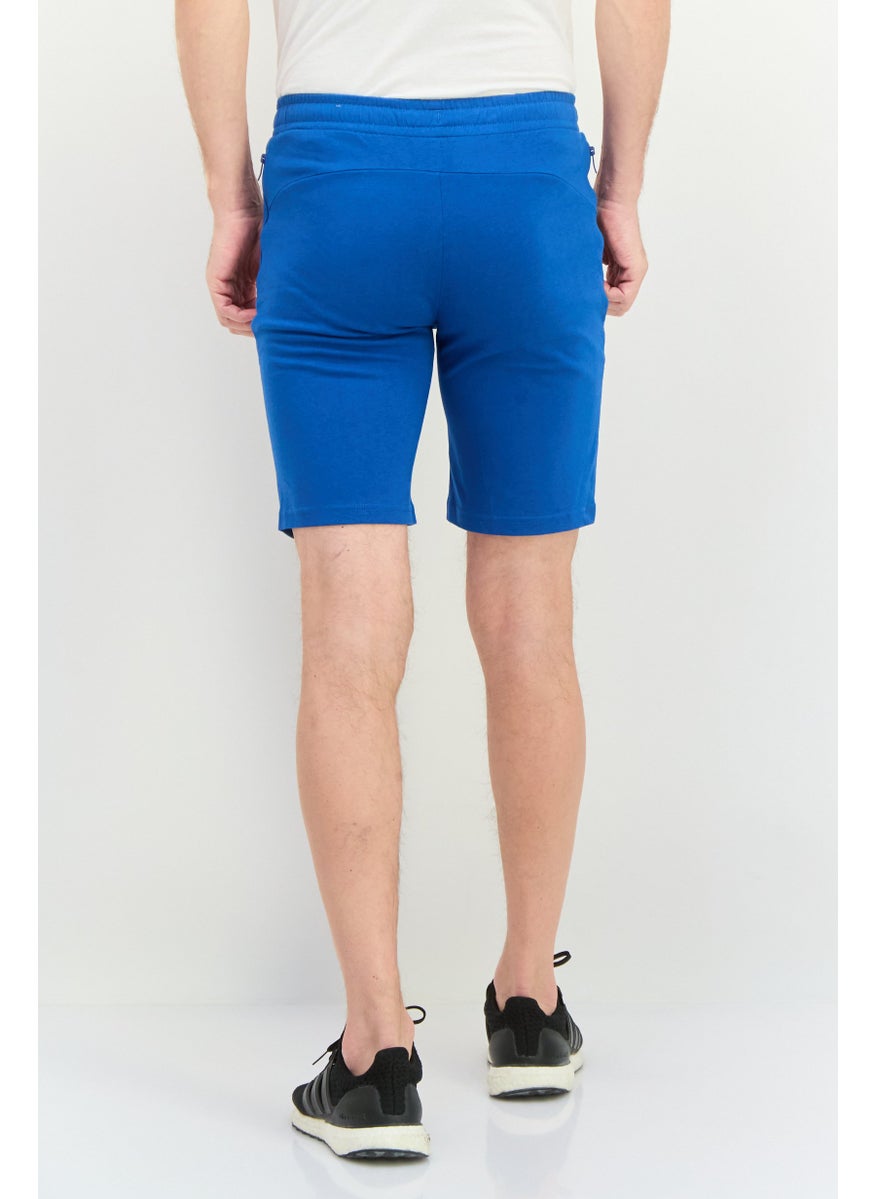 PUMA Men Slim Fit Training Shorts, Teal Blue  - Image 4
