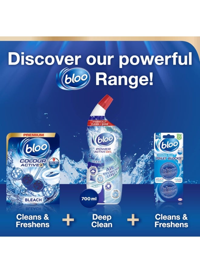 bloo Power Active Balls Bleach Advanced Rim Block With Cleaning Foam Anti Limescale Protection And Extra Freshness 100G - Image 5