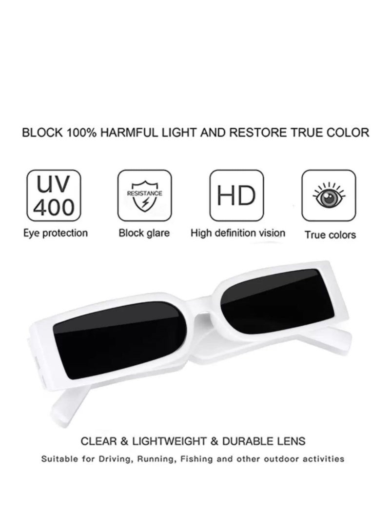 SYOSI Sunglasses For Women Men Fashion Shield Rimless Wrap Around Sunglass Gradient Lens Trendy Oversize Sun Glasses - Image 3