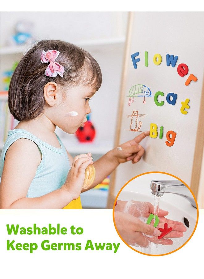 Coogam Eva Magnetic Letters Numbers 78 Pcs Alphabet Abc 123 Fridge Magnets Colorful Educational Toy Set Preschool Learning Spelling Counting Uppercase Lowercase Math For 3 4 5 Years Kid - Image 5