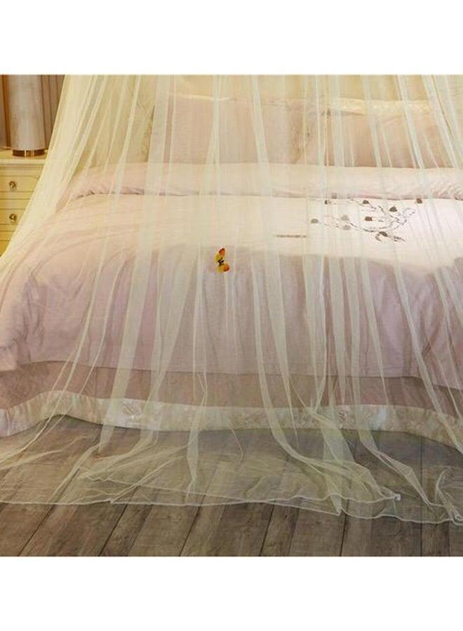 شبكة قبة سرير أنيقة من البوليستر كريمي 100 سنتيمتر - Image 3